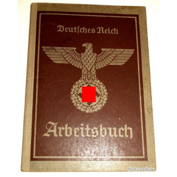 ARBEITSBUCH ALLEMAND de la SECONDE GUERRE.  /8592