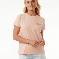 WILD BLOOM STANDARD TEE Rose pâle