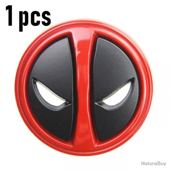 Autocollant crne 3D magntique - Deadpool x 1pcs