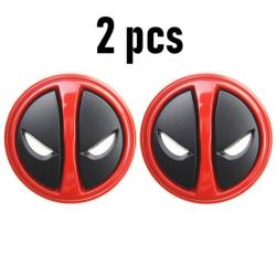 Autocollant crâne 3D magnétique - Deadpool x 2pcs