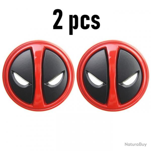 Autocollant crne 3D magntique - Deadpool x 2pcs