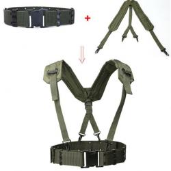 Bretelles combat Type X réglable - Armygreen 02