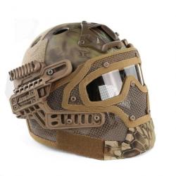 Casque intégral SGS HL-20 - Python marron