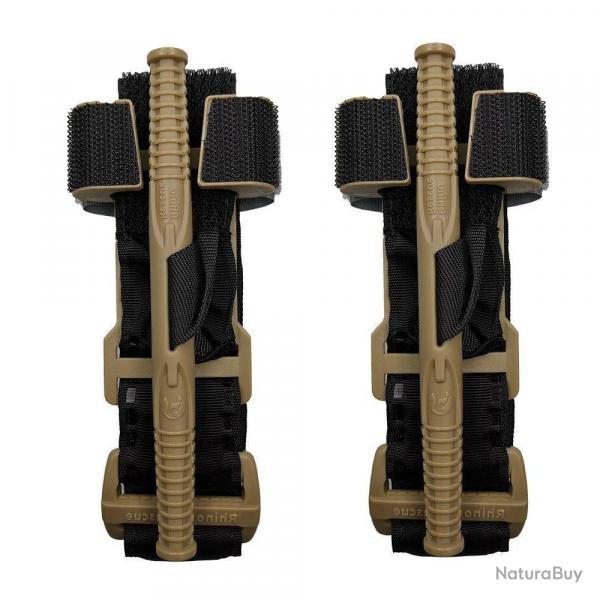 Garrot militaire hmostase Rhino REscue - Noir 2pcs