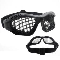 Lunettes protection FO filet métallique - Noir