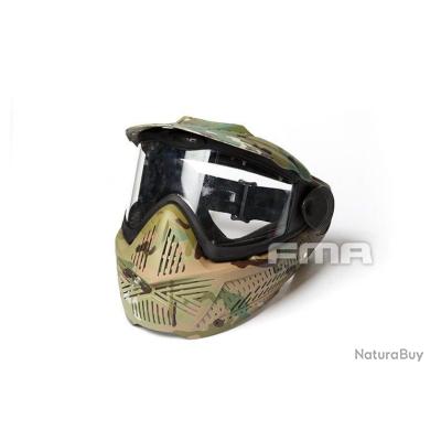 masque de protection demi grillage acier camouflage mandragora grand modele 8 fields - Article