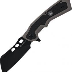 Couteau Smith&Wesson Extraction & Evasion A/O Lame Acier 8Cr Cleaver Manche Alu LinerLock SW1205012