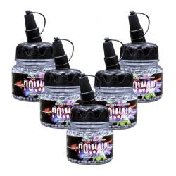 MEGA PROMO - PACK de 5X Biberons de 1500 BILLES ACIER BB - Cal 4.5 - POWAIR