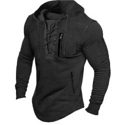 Sweat à capuche pour homme - black / S