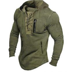 Sweat à capuche pour homme - green / S