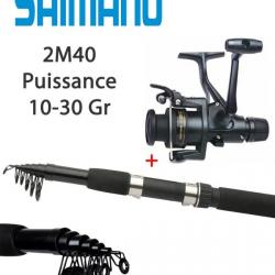 Pack Shimano Joy 240M + Moulinet Shimano IX 2000 R