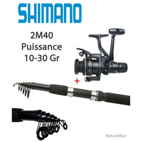 Pack Shimano Joy 240M + Moulinet Shimano IX 2000 R