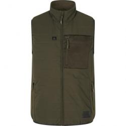 Gilet Chauffant Sans Manche Homme Seeland Celsius Heat - Vert +batterie offerte