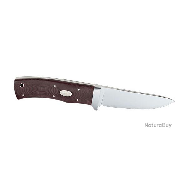 COUTEAU FALLKNIVEN Hunters Knife - Lame 90mm - Manche Micarta - Etui cuir