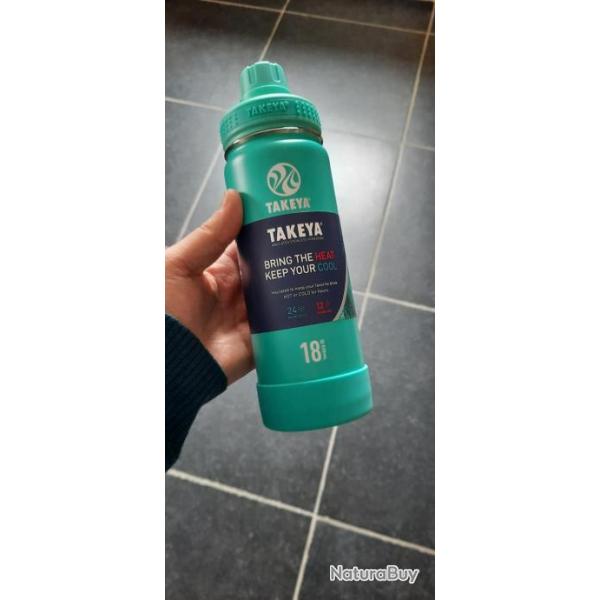 Takeya Actives Bouteille isotherme 18oz/530ml Teal 51068