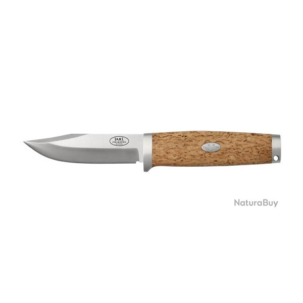 COUTEAU FALLKNIVEN Jarl SK1 - Lame 97mm - Manche Bouleau - Etui Cuir