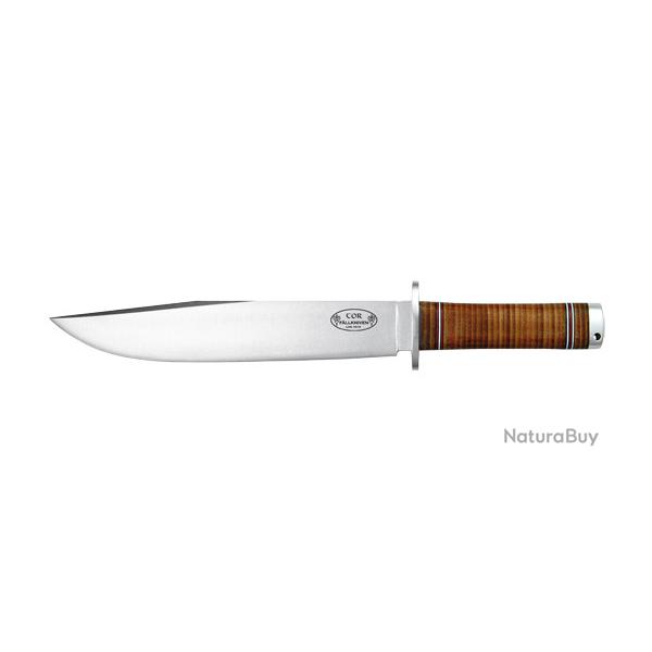 COUTEAU FALLKNIVEN  Thor - Lame 250mm - Manche Cuir - Etui Cuir