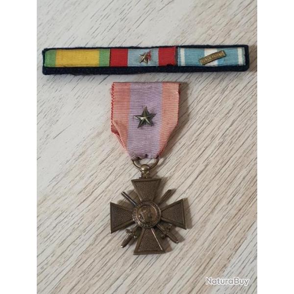 Barrette rappels dcos et mdaille TOE citation Moyen Orient