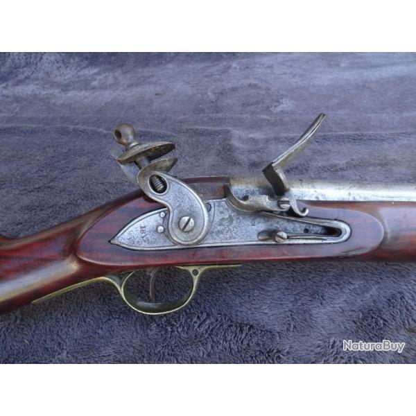 Superbe tromblon de marine de 1812  silex