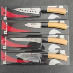 lot de 4 couteaux japonais