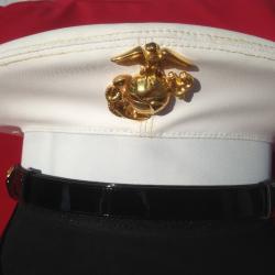 Forces Spéciales Casquette blanche de parade USMC United States Marines Corps