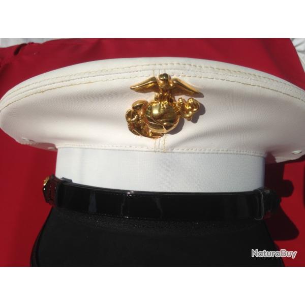 Forces Spciales Casquette blanche de parade USMC United States Marines Corps