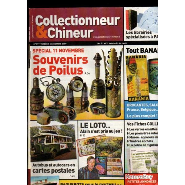 collectionneur chineur 69, souvenirs de poilus , artisanat de tranche, banania, loto, police mdm