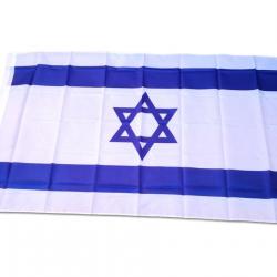 Drapeau Israélien neuf 100% polyester- 150X90 cm