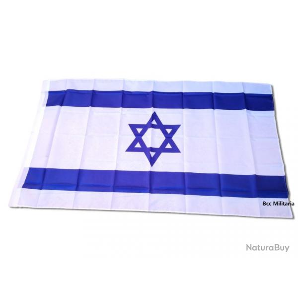 Drapeau Isralien neuf 100% polyester- 150X90 cm