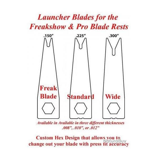 AAE - Lame de rechange PRO BLADE - FREAKSHOW 0.008" Standard