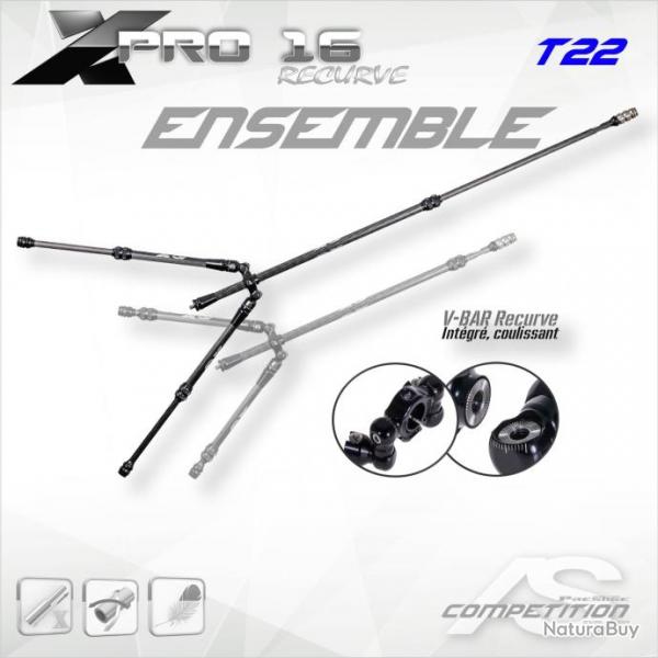 ARC SYSTEME - Ensemble X-PRO 16 Recurve 22 mm