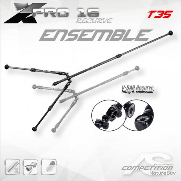 ARC SYSTEME - Ensemble X-PRO 16 Recurve 35 mm