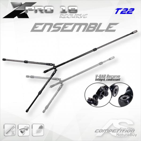 ARC SYSTEME - Ensemble X-PRO 18 Recurve 22 mm