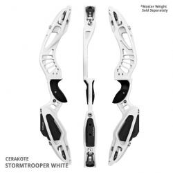 MYBO - Poignée Barebow MYKAN 25" CERAKOTE DROITIER (RH) STORMTROOPER WHITE