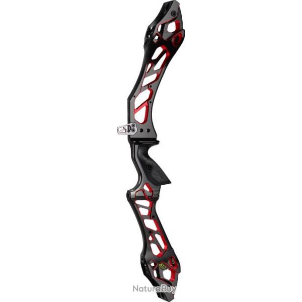 KINETIC - Poigne INVINSO-V2 DUAL COLOR25" DROITIER (RH) ANODIZED BLACK/RED