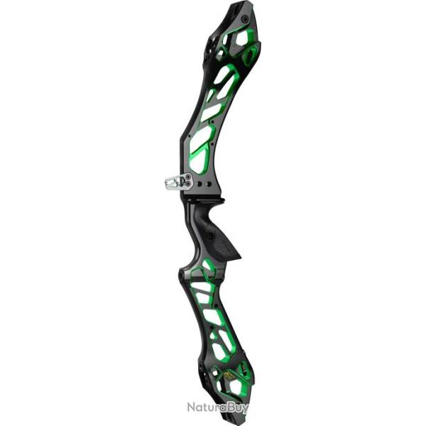 KINETIC - Poigne INVINSO-V2 DUAL COLOR25" DROITIER (RH) ANODIZED BLACK/GREEN