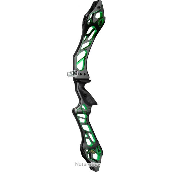 KINETIC - Poigne INVINSO-V2 DUAL COLOR25" DROITIER (RH) ANODIZED BLACK/GREEN