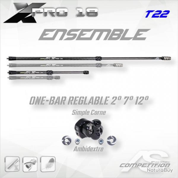 ARC SYSTEME - Ensemble X-PRO 18 Rglable Simple 22 mm