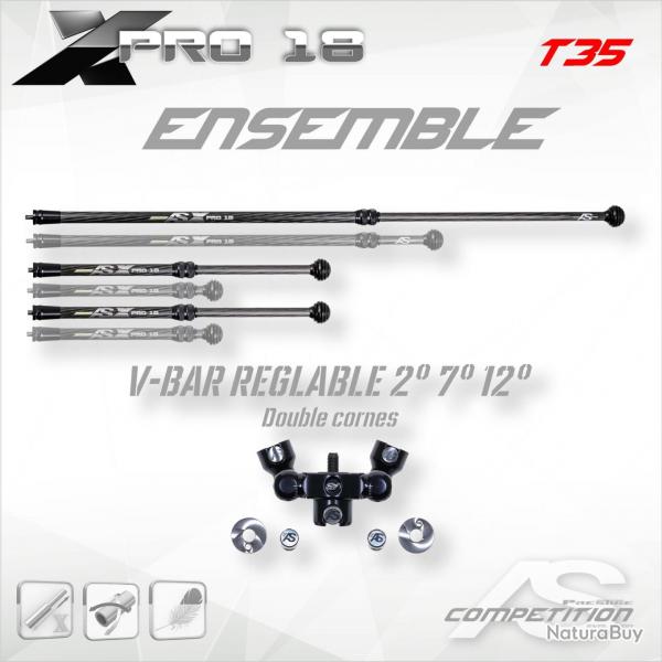ARC SYSTEME - Ensemble X-PRO 18 Rglable Double 35 mm
