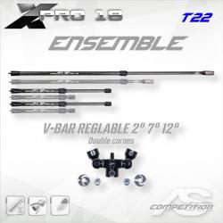 ARC SYSTEME - Ensemble X-PRO 18 Réglable Double 22 mm