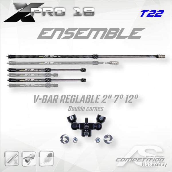 ARC SYSTEME - Ensemble X-PRO 18 Rglable Double 22 mm