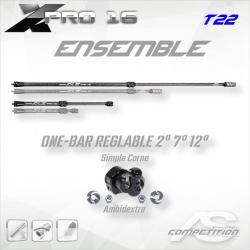 ARC SYSTEME - Ensemble X-PRO 16 Réglable Simple 22 mm