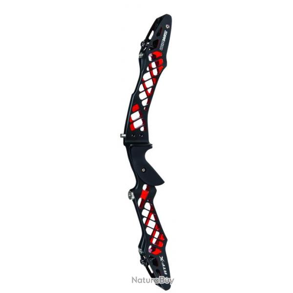 WIAWIS - Poigne Alu ATF-X 25" DROITIER (RH) BLACK/RED