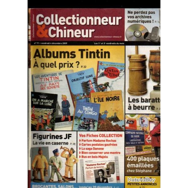 collectionneur chineur 71 la vie en caserne figurine jf, barattes  beurre, albums tintin,