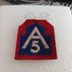 Patch armee us 5th ARMY WW2 ORIGINAL 1