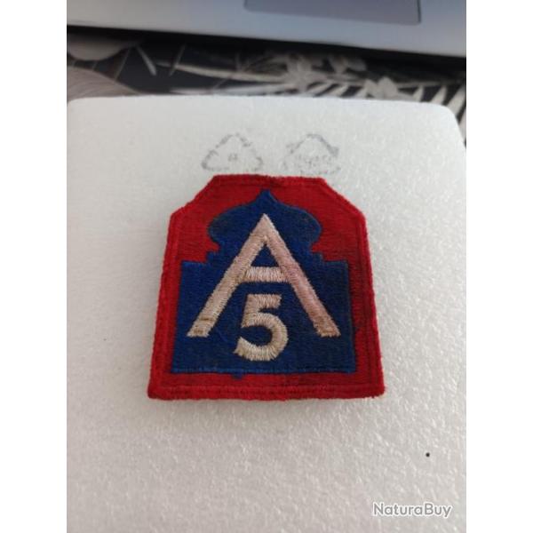 Patch armee us 5th ARMY WW2 ORIGINAL 1