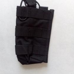 Poche molle radio noir