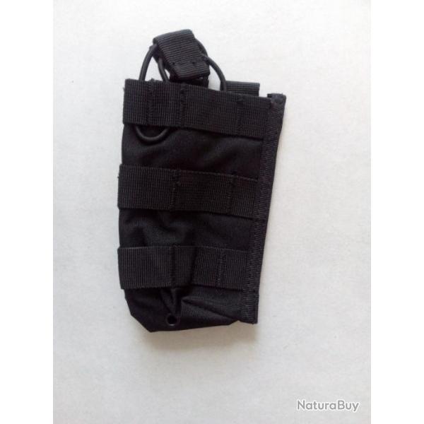 Poche molle radio noir