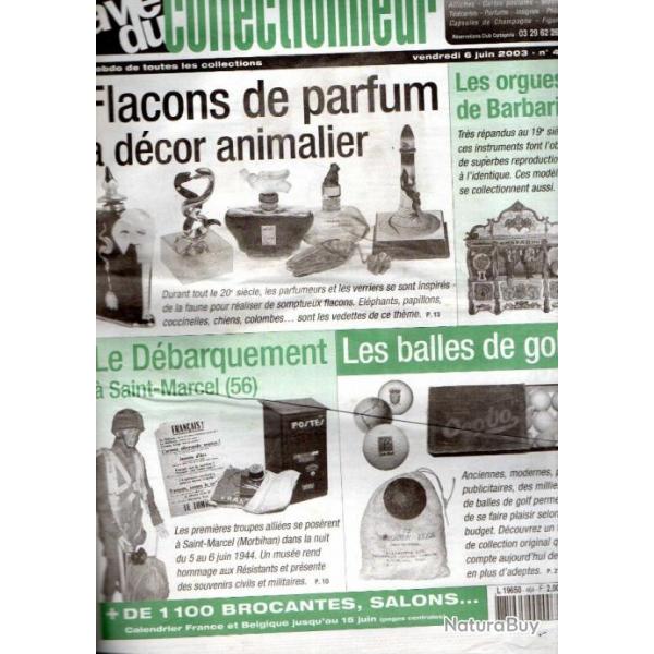 la vie du collectionneur 464 le dbarquement  saint-marcel, flacons dcor animalier, orgues de barb