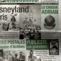 la vie du collectionneur 406 le casque adrian, musée cartes antibes, disneyland paris, grainetiers,